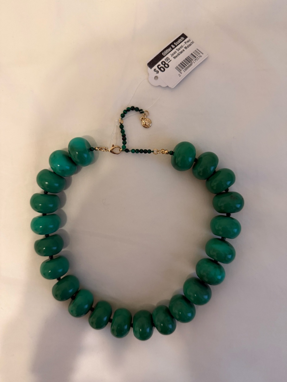 Baublebar Bead Statement Necklace - Elegant Chunky Resin Beads